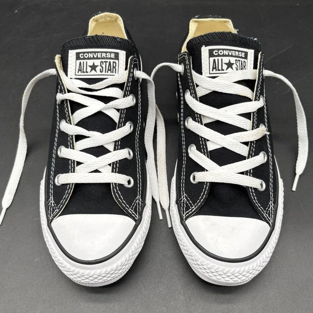Converse Chuck Taylor All Star Low‎ Black Youth Size 3Y Shoes 3J235